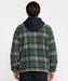 RVCA メンズ DEL MAR SHERPA ZIP パーカー 【2026年秋冬モデル】 ABG / XL