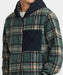 RVCA メンズ DEL MAR SHERPA ZIP パーカー 【2026年秋冬モデル】 ABG / XL