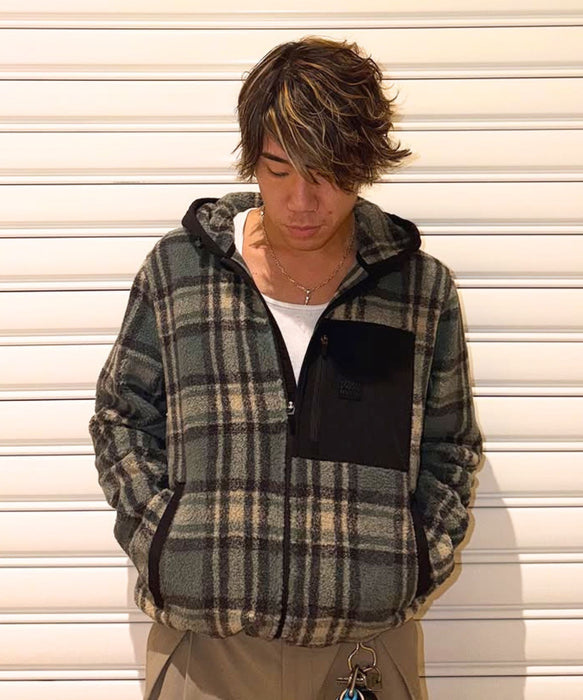RVCA メンズ DEL MAR SHERPA ZIP パーカー 【2026年秋冬モデル】