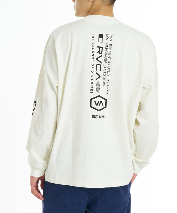 RVCA メンズ STRAIGHT HEX LT ロンT 【2026年秋冬モデル】 ANW / XL