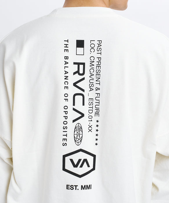 RVCA メンズ STRAIGHT HEX LT ロンT 【2026年秋冬モデル】 ANW / XL