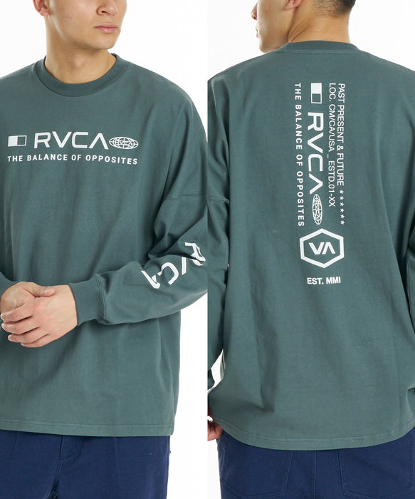 RVCA メンズ STRAIGHT HEX LT ロンT 【2026年秋冬モデル】