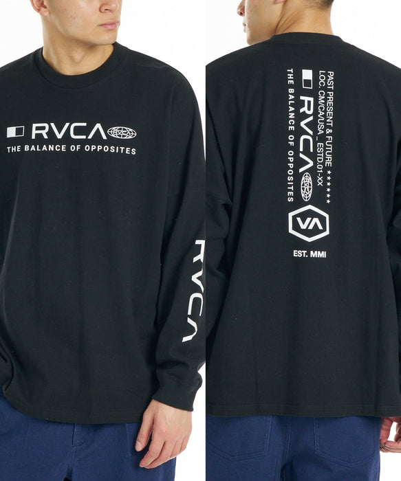 RVCA メンズ STRAIGHT HEX LT ロンT 【2026年秋冬モデル】