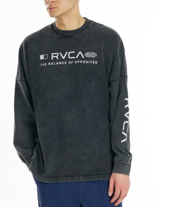 RVCA メンズ STRAIGHT HEX LT ロンT 【2026年秋冬モデル】 KVCW / XL