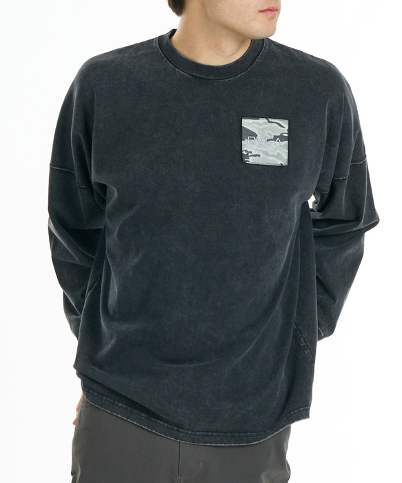 RVCA メンズ BOX RVCA LT ロンT 【2026年秋冬モデル】 BLG / XL
