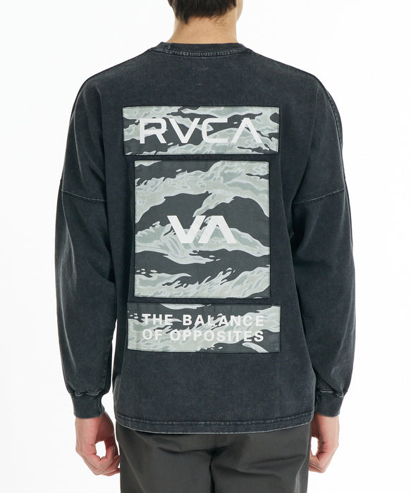 RVCA メンズ BOX RVCA LT ロンT 【2026年秋冬モデル】 BLG / XL