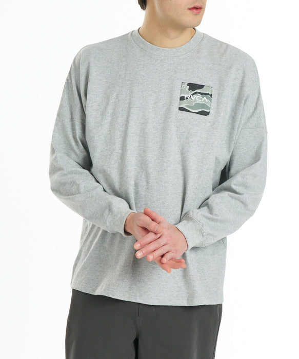 RVCA メンズ BOX RVCA LT ロンT 【2026年秋冬モデル】 HGR / XL