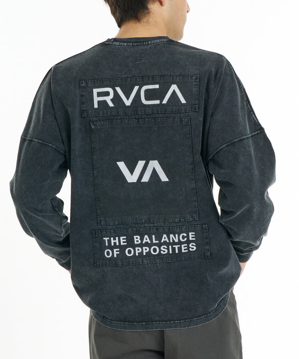 RVCA メンズ BOX RVCA LT ロンT 【2026年秋冬モデル】 KVCW / XL