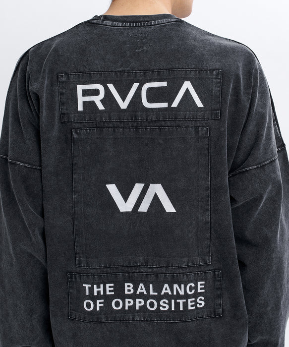 RVCA メンズ BOX RVCA LT ロンT 【2026年秋冬モデル】 KVCW / XL