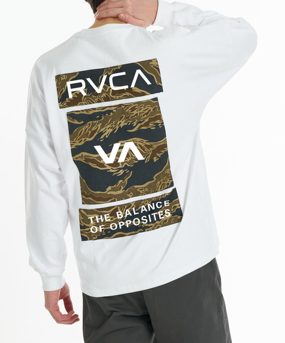 RVCA メンズ BOX RVCA LT ロンT 【2026年秋冬モデル】 WHT / XL