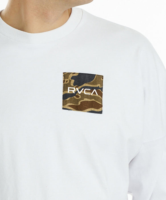 RVCA メンズ BOX RVCA LT ロンT 【2026年秋冬モデル】 WHT / XL
