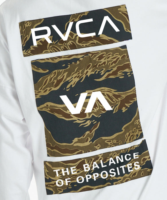 RVCA メンズ BOX RVCA LT ロンT 【2026年秋冬モデル】 WHT / XL