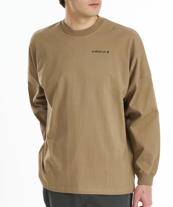RVCA メンズ BANDANA BALANCE CRAST LT ロンT 【2026年秋冬モデル】 COY / XL