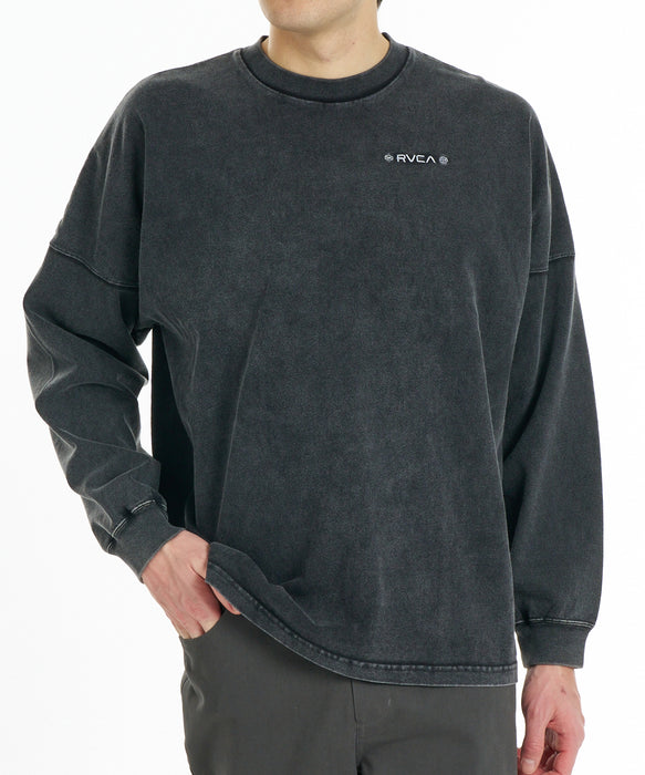 RVCA メンズ BANDANA BALANCE CRAST LT ロンT 【2026年秋冬モデル】 KVCW / XL