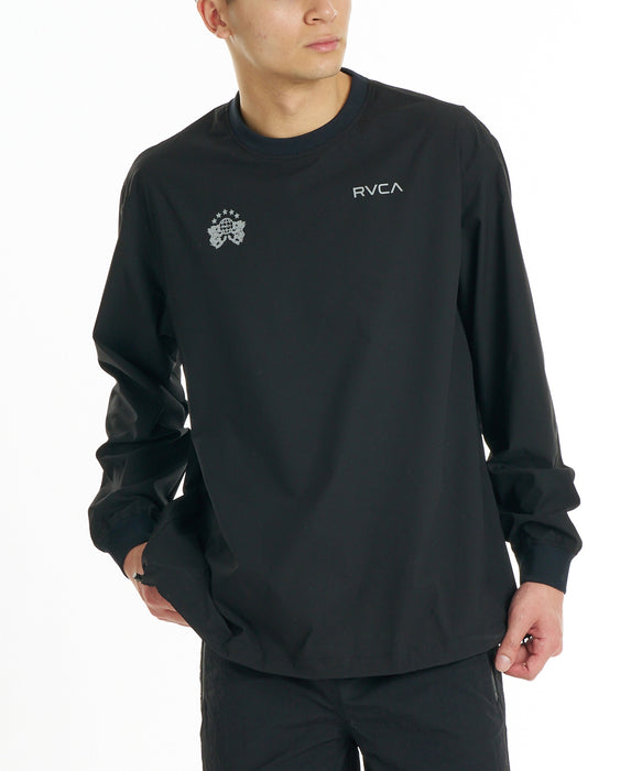 RVCA メンズ PRESSED RIP LT ロンT 【2026年秋冬モデル】 BLK / XL