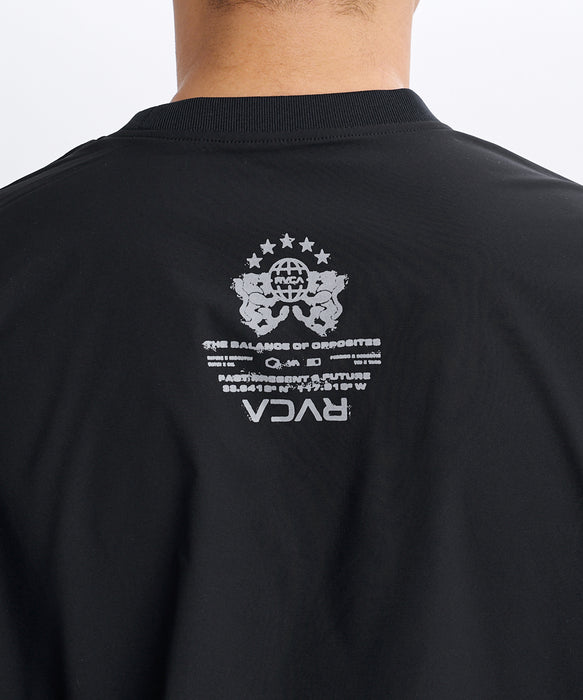 RVCA メンズ PRESSED RIP LT ロンT 【2026年秋冬モデル】 BLK / XL