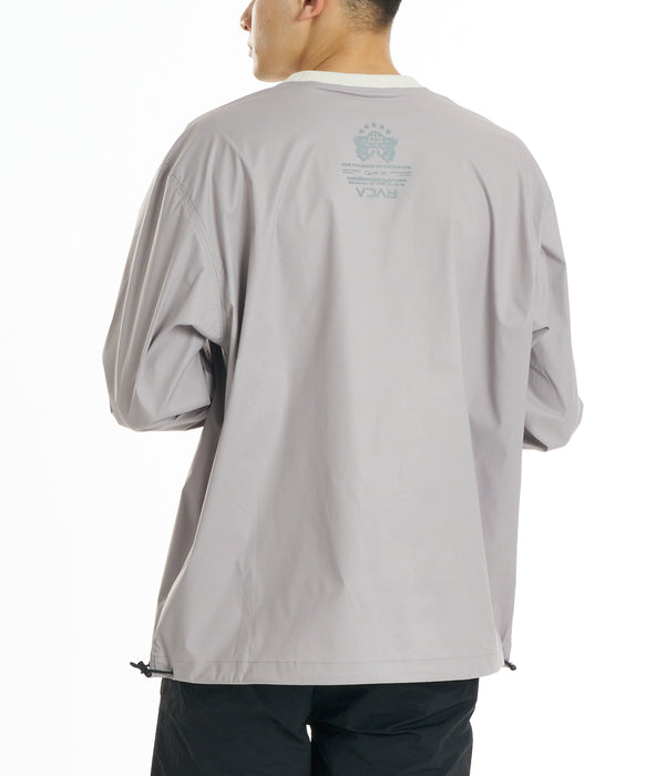 RVCA メンズ PRESSED RIP LT ロンT 【2026年秋冬モデル】 BRS / XL