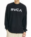 RVCA メンズ DAY SHIFT WIDE STRIPE LT ロンT 【2026年秋冬モデル】 BLK / XL