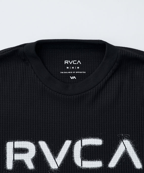RVCA メンズ DAY SHIFT WIDE STRIPE LT ロンT 【2026年秋冬モデル】 BLK / XL