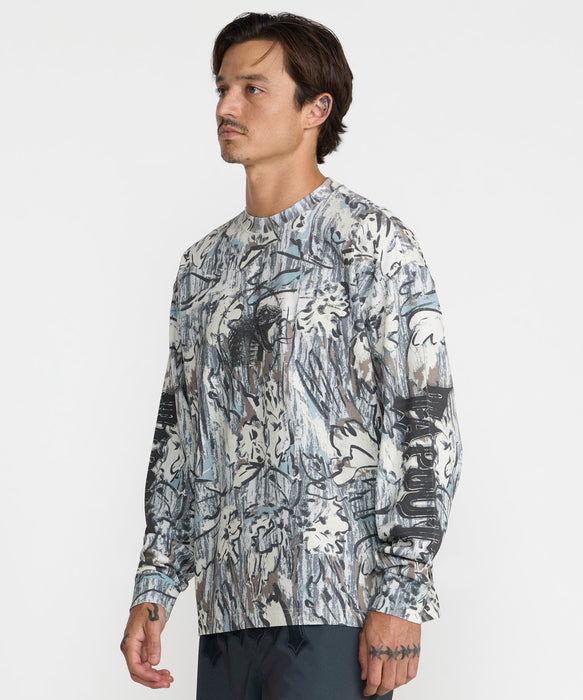 RVCA メンズ TAPOUT HEAVYWEIGHT LS TEE ロンT 【2026年秋冬モデル】 CAM / XL
