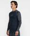 RVCA メンズ TAPOUT RASHGUARD 長袖ラッシュガード 【2026年秋冬モデル】 BLK / XL