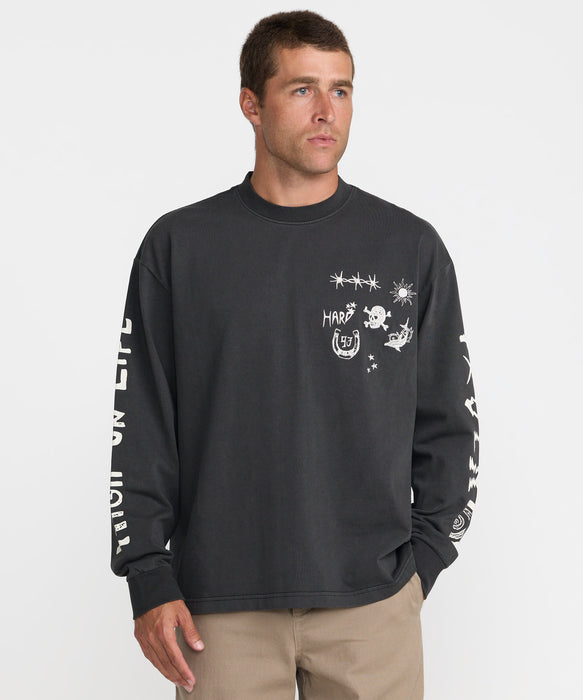 RVCA メンズ HIGH ON LIFE LS ロンT 【2026年秋冬モデル】 PTK / XL