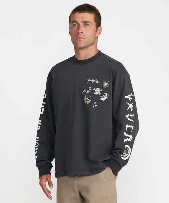 RVCA メンズ HIGH ON LIFE LS ロンT 【2026年秋冬モデル】 PTK / XL