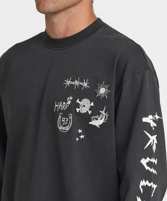 RVCA メンズ HIGH ON LIFE LS ロンT 【2026年秋冬モデル】 PTK / XL