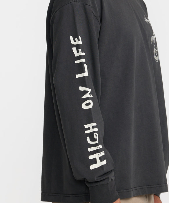 RVCA メンズ HIGH ON LIFE LS ロンT 【2026年秋冬モデル】 PTK / XL