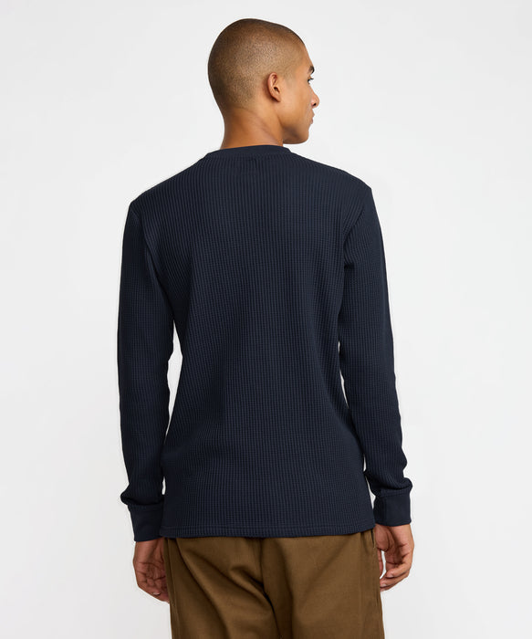 RVCA メンズ DAYSHIFT THERMAL LS ロンT 【2026年秋冬モデル】 MDY / XL