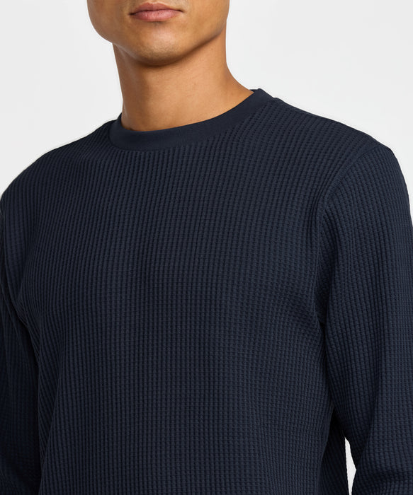 RVCA メンズ DAYSHIFT THERMAL LS ロンT 【2026年秋冬モデル】 MDY / XL