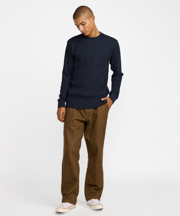 RVCA メンズ DAYSHIFT THERMAL LS ロンT 【2026年秋冬モデル】 MDY / XL
