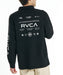 RVCA メンズ ALL LOGO SHIRT 長袖シャツ 【2026年秋冬モデル】 BLK / L