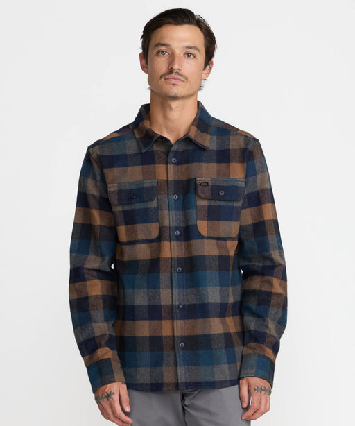 RVCA メンズ DAYSHIFT BLANKET FLANNEL 長袖シャツ 【2026年秋冬モデル】 PTK / XL