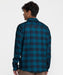 RVCA メンズ VACANCY FLANNEL LS 長袖シャツ 【2026年秋冬モデル】 RVB / XL
