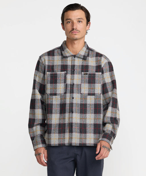 RVCA メンズ DAYSHIFT FLANNEL 長袖シャツ 【2026年秋冬モデル】 MUL / XL