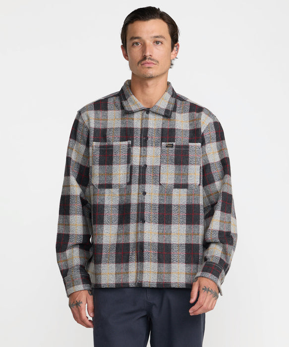 RVCA メンズ DAYSHIFT FLANNEL 長袖シャツ 【2026年秋冬モデル】 MUL / XL