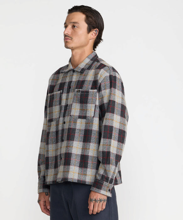 RVCA メンズ DAYSHIFT FLANNEL 長袖シャツ 【2026年秋冬モデル】 MUL / XL