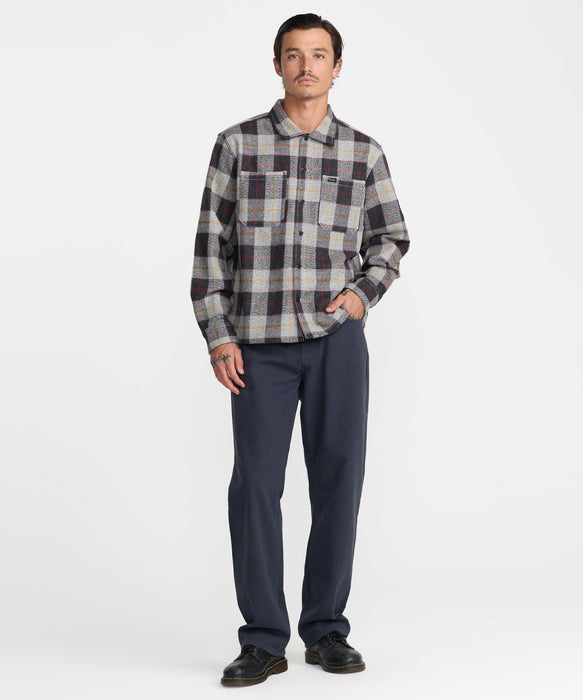 RVCA メンズ DAYSHIFT FLANNEL 長袖シャツ 【2026年秋冬モデル】 MUL / XL