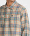RVCA メンズ DAYSHIFT FLANNEL 長袖シャツ 【2026年秋冬モデル】 WHE / XL