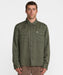 RVCA メンズ VACANCY UTILITY LS 長袖シャツ 【2026年秋冬モデル】 FAT / XL