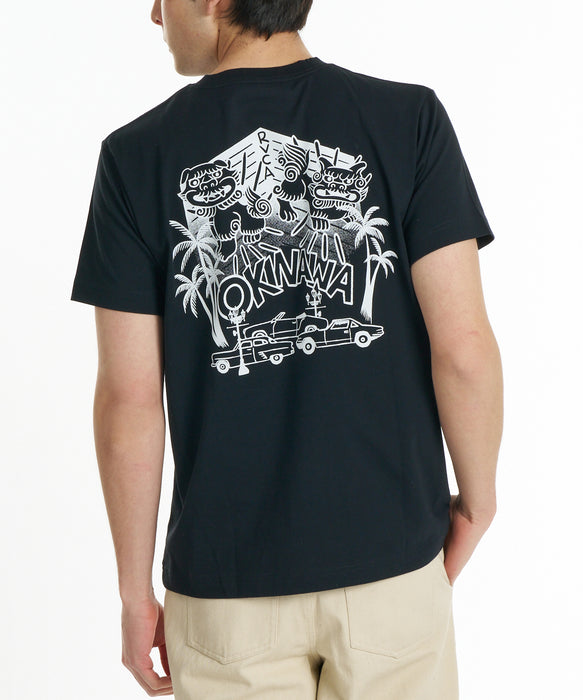 RVCA メンズ OKINAWA LION DOG TEE Tシャツ 【2026年秋冬モデル】 BLK / XL