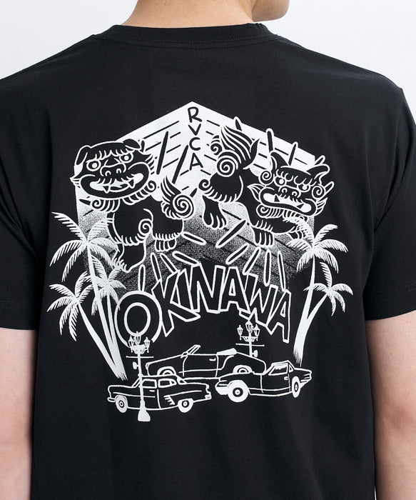 RVCA メンズ OKINAWA LION DOG TEE Tシャツ 【2026年秋冬モデル】 BLK / XL