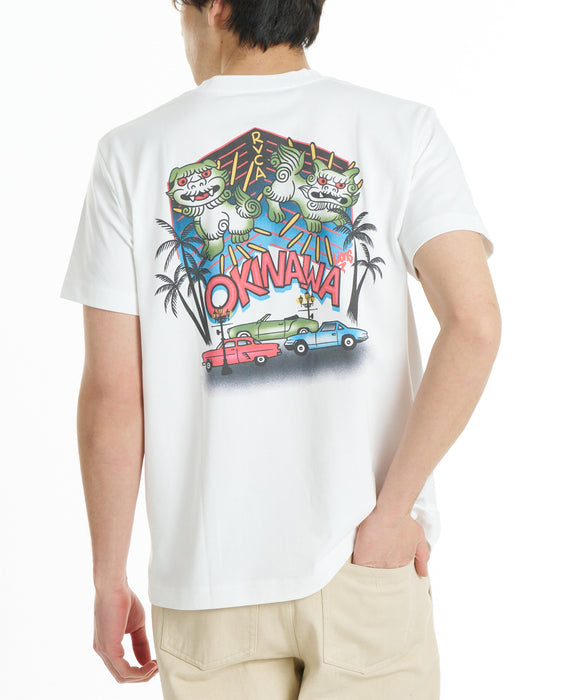 RVCA メンズ OKINAWA LION DOG TEE Tシャツ 【2026年秋冬モデル】 WHT / XL