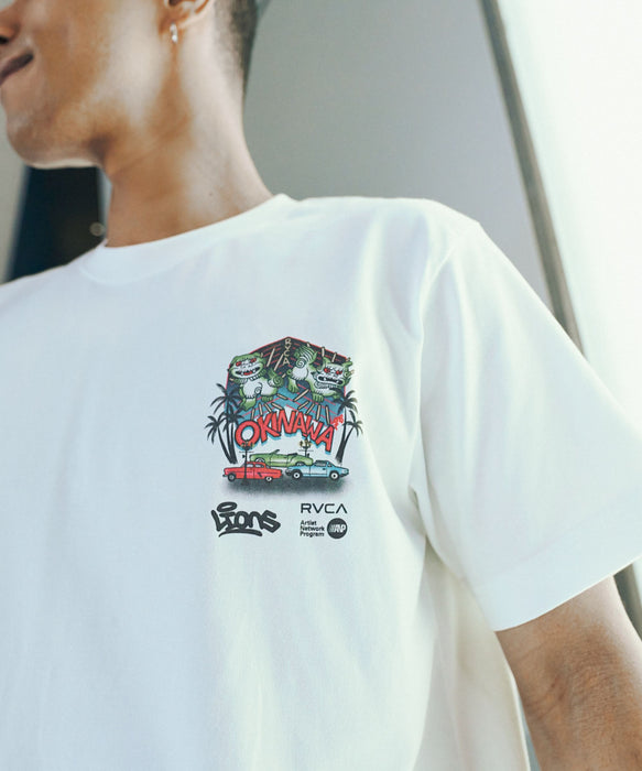 RVCA メンズ OKINAWA LION DOG TEE Tシャツ 【2026年秋冬モデル】