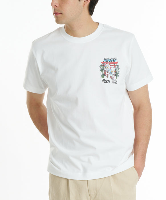 RVCA メンズ KYOTO FOX MASK TEE Tシャツ 【2026年秋冬モデル】 WHT / XL