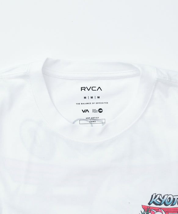 RVCA メンズ KYOTO FOX MASK TEE Tシャツ 【2026年秋冬モデル】 WHT / XL
