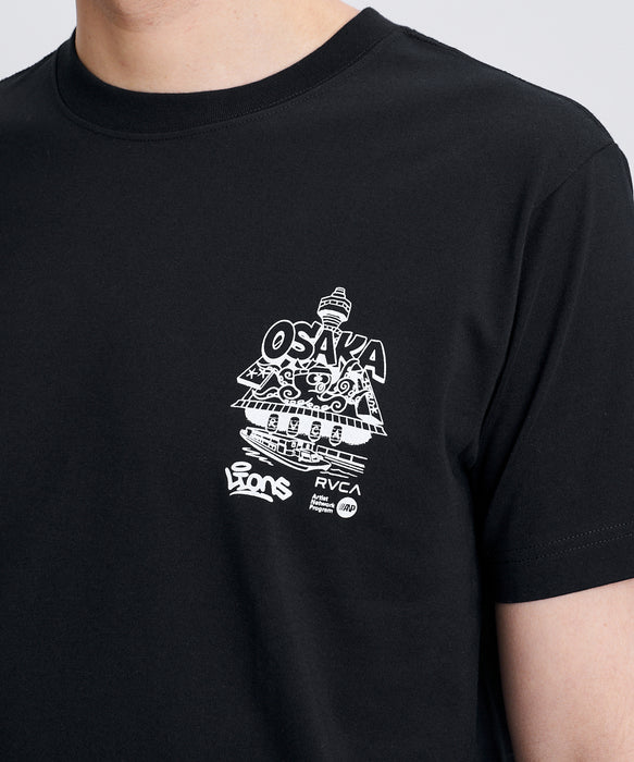 RVCA メンズ OSAKA TACO TEE Tシャツ 【2026年秋冬モデル】 BLK / XL