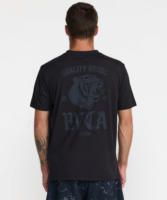 RVCA メンズ BIG CAT SS Tシャツ 【2026年秋冬モデル】 BLK / XL