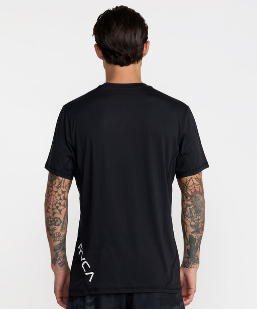 RVCA メンズ SPORT VENT SS Tシャツ 【2026年秋冬モデル】 BLK / XL